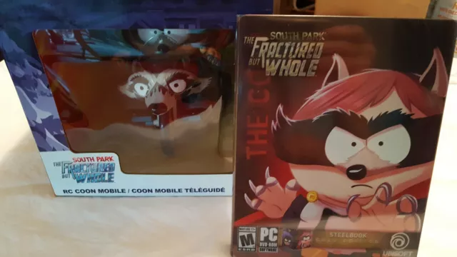 South Park The Fractured But Whole RC Coon Mobile AND Steel Book PC DVD