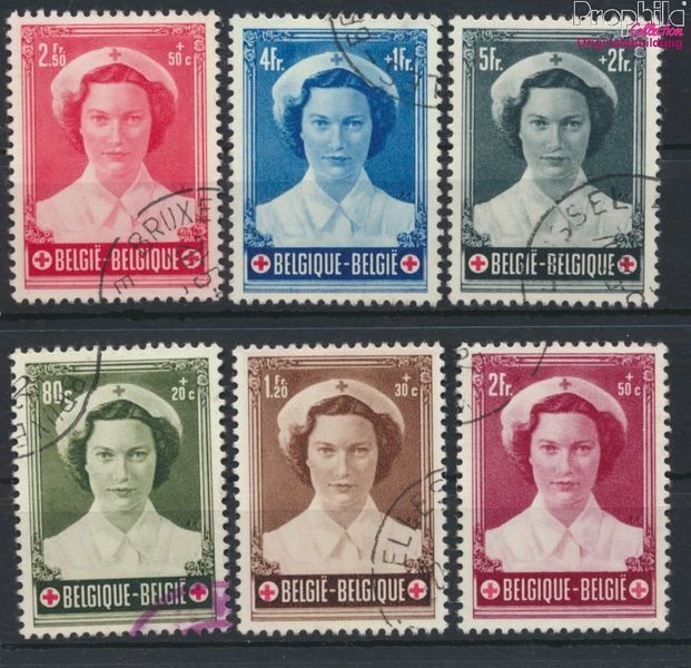 Belgique 961-966 (complète edition) oblitéré 1953 mariage (9861780