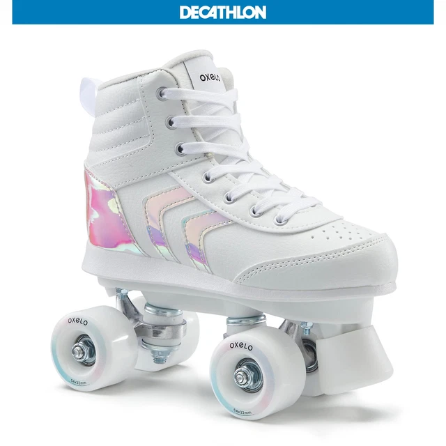 OXELO KIDS 4 Wheel Quad Roller Skates 100 52.98 PicClick UK