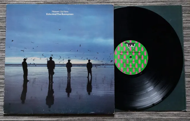 ECHO AND THE BUNNYMEN / HEAVEN UP HERE - LP (first press France, 1981 - Korova)