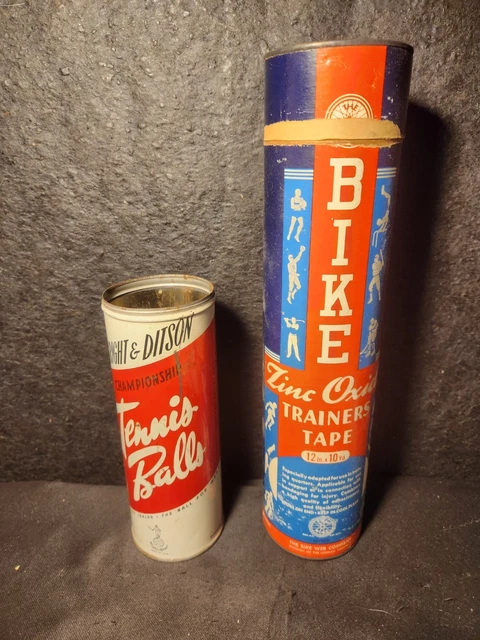 ANCIENNE BOITE DE 3 balles de Tennis TRETORN HELSINBORGE Tennis Balls