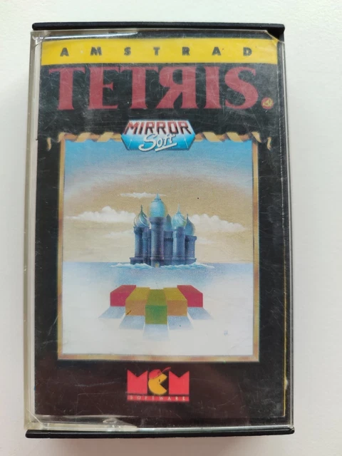 Mirrorsoft TETRIS ATARI MCM Mirrorsoft Edicion Lomo Blanco Amstrad Cpc 464 472 664 ...