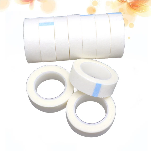 24 Pcs Weiß Augenklappenband Aus Stoff Medizinisches Elastisches Schaumband