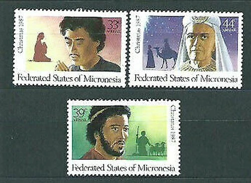 Mikronesien Luft Yvert 27/29 MNH Weihnachten