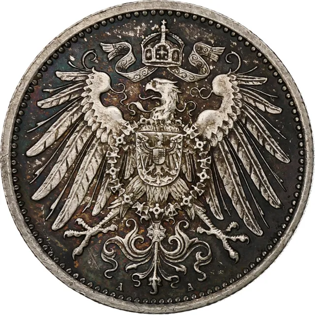 [#1114176] GERMANY - EMPIRE, Wilhelm II, Mark, 1914, Berlin, Silber, SS+, KM:14