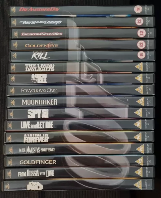 James Bond 007 Special Edition DVD'S. Choose Pick Select Any 4 From List.