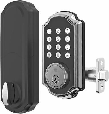 Turbolock TL116 Digital Lock Keyless Keypad & Voice Prompt Entry Smart Deadbolt