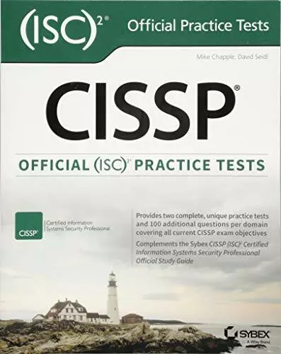 Cissp Official (Isc)2 Practice Tests by Chapple, Mike 1119252288 FREE Shipping