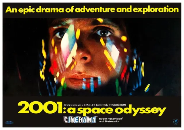 2001 A Space Odyssey POSTER - Stanley Kubrick Sci Fi - Wall Art PRINT - Must See