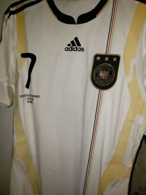Bastian Schweinsteiger Germany 2010 WorldCup Large Tech Fit Jersey With box