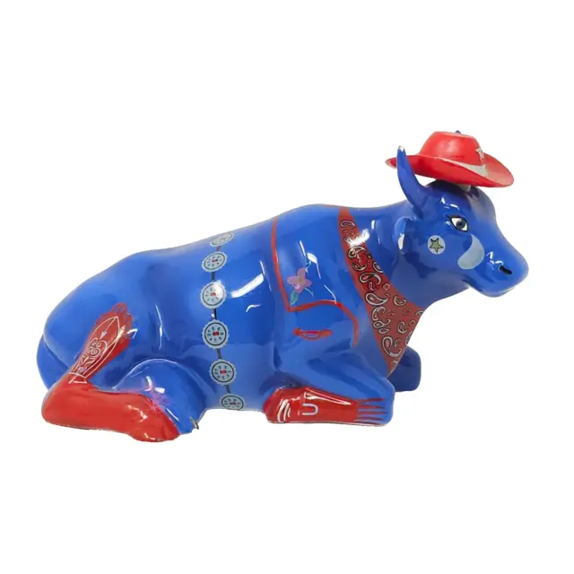 Cow Parade Even Cowgirls Get the Blues Figurine  #9180 Dated 2001