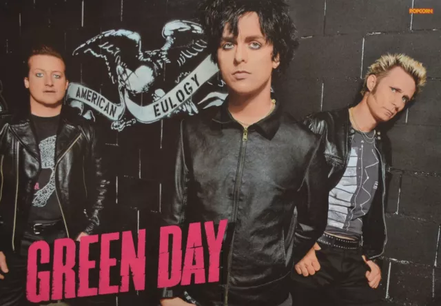 GREEN DAY - A3 Poster (ca. 42 x 28 cm) - Clippings Fan Sammlung NEU