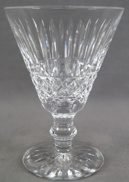 Vintage Signed Waterford Tramore Pattern Cut Crystal 5 5/8 Inch Water Goblet