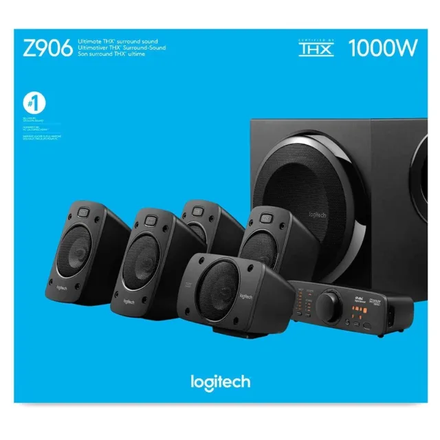 Logitech Z906 5.1 Ultimate THX Surround Sound Speaker System 980-000467