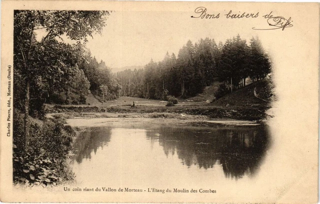 CPA Un coin riant du Vallon de MORTEAU - L'Etang du Moulin des Combes (183304)
