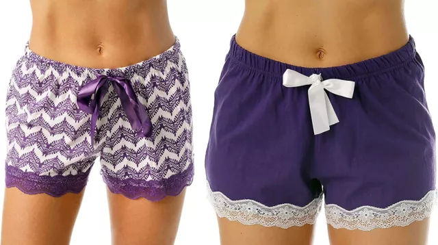 Just Love Womans Pajamas Shorts - PJs - Sleepwear (Pack of 2)