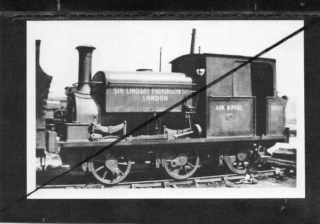 loco MW1519 built 1901-SLP271 ARK ROYAL-SIR LINDSAY PARKINSON-P/C size-gloss-R/P