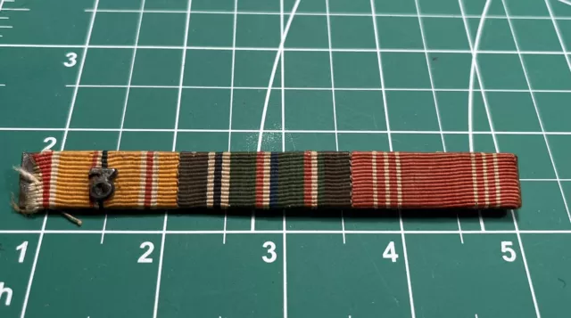 WWII Wide Ribbon Bar ETO PTO Good Conduct Theater Made