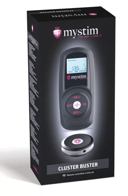 Mystim Cluster Buster Funk Reizstromgerät Reizstrom Stimulation Massage Wellness