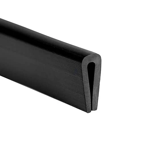 Clear Rubber Edge Trim, Self-Adhesive White Color Rubber Edge Trim, Big Size Edge Protector For Plywood, Glasses Or Flexi-Glass, Silicone Rubber