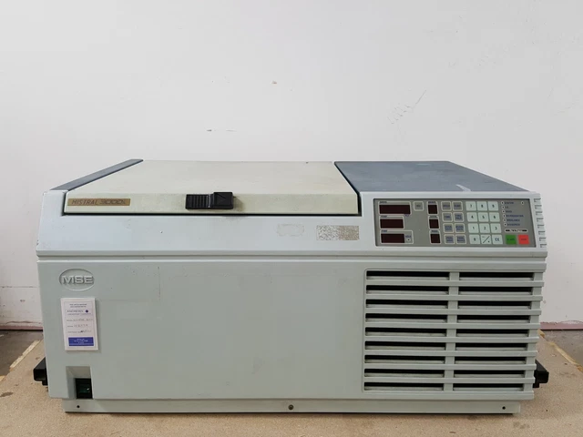 Fisons MSE Mistral 3000i Centrifuge w/ 3600rpm 750ml Swing Bucket Rotor Lab