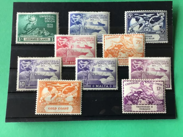 Universal postal union 1949 mounted mint stamps   Ref A4682