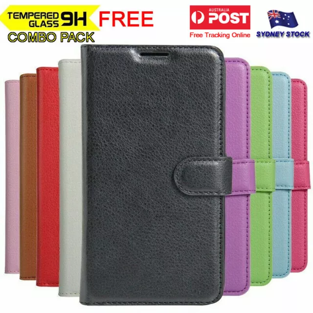 For Samsung Galaxy A20 A30 A50 A70 Premium Leather Wallet Flip Phone Case Cover