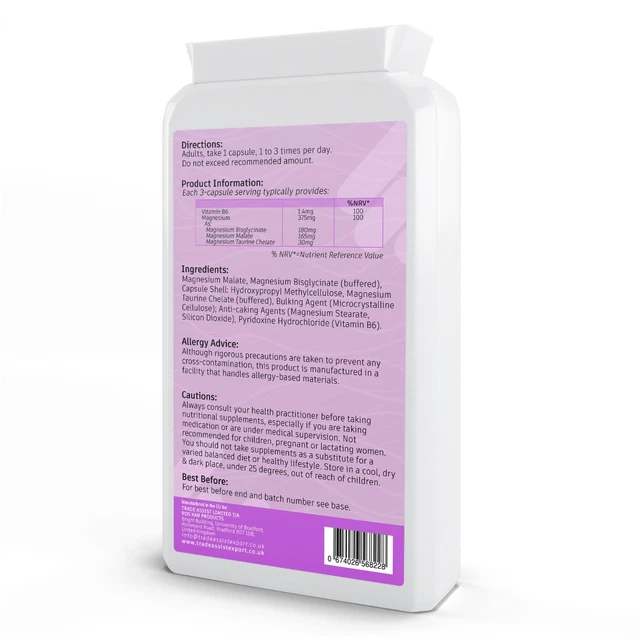 MAGNESIUM COMPLEX 120 Capsules £12.84 - PicClick UK