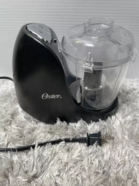  Oster FPSTMC3321 3-Cup Mini Chopper with Whisk, Black