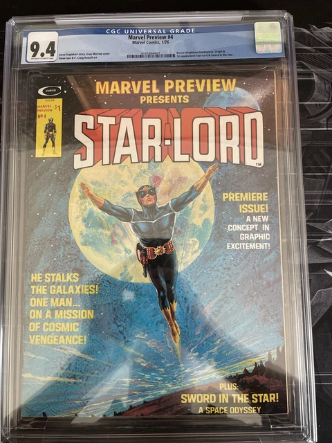 Marvel Preview #4 Cgc 9.4 Nm 1976 Ist Star-Lord