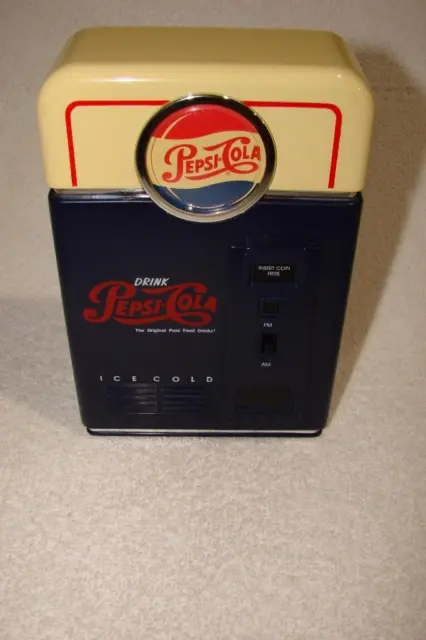 Pepsi-Cola AM-FM Transistor Radio-Clean and works-