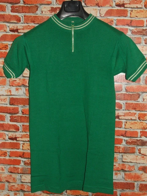 Maillot Veste Cyclisme Vintage Eroica - 80% Laine, Années 70, Taille XL