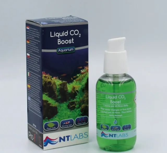 NT Labs Aquarium Flüssig co2 Pflanze Boost 100ml Tropisch & Coldwater. Garnele