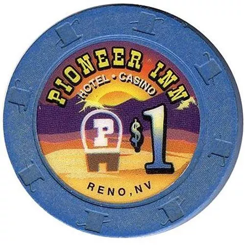 Pioneer Inn Casino Reno Nevada $1 Chip 1998 2