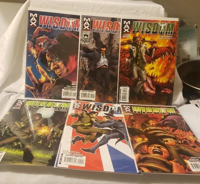 Wisdom MAX 1 2 3 4 5 6 Complete 2007 Series X-Men Marvel Lot of 6