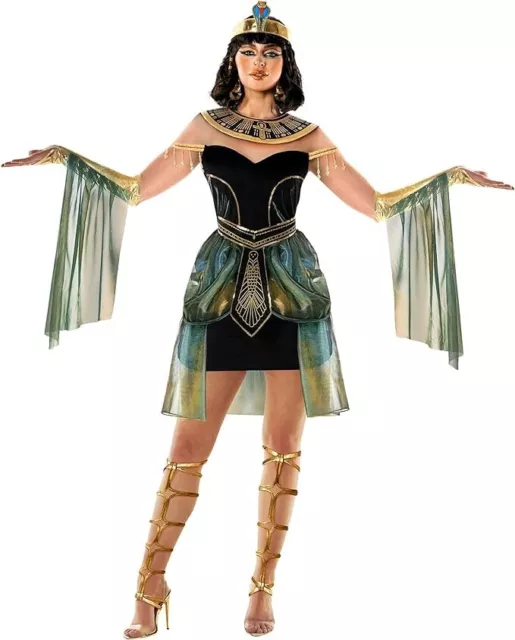Womens Cleopatra Costume Adult Queen Of The Nile Egyptian Dress Xs 3xl Halloween 40 95 Picclick