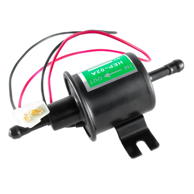 Universal Electric Fuel Pump HEP-02A 4-7PSI 12V Inline Low Pressure Gas Diesel
