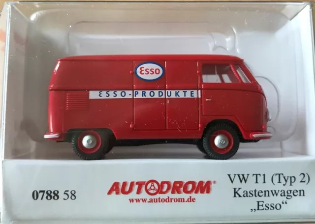 WIKING 078858 Spur H0 - VW T1  (Typ 2) "Kastenwagen Esso"