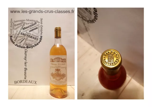 Château Filhot 1988 - Sauternes - Liquoreux - 2ème Grand Cru Classé - 1 x 75 cl