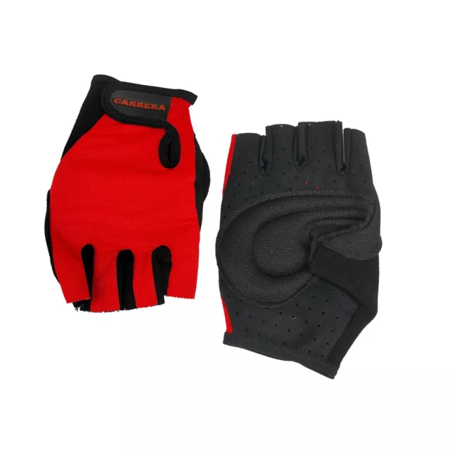 Guanti Ciclismo Estivi Carrera Rosso Bici Da Corsa MTB Spinning M