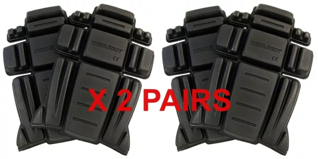 Knee Pad Inserts For Work Trouser Kneepads Padded Cushion Protection X 2 Pairs