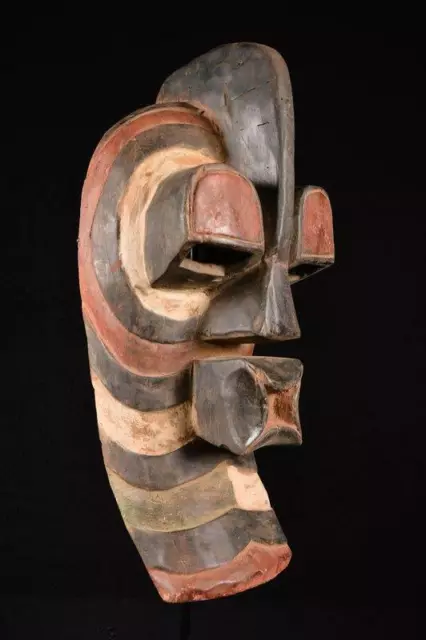 18284 African Old Songye Kifwebe Mask / Mask Dr Congo