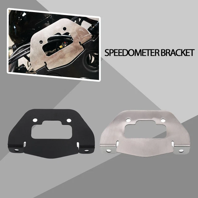 BMW K100/K75 Speedometer Bracket - Brushed Stainless Steel Cafe Racer Custom Part