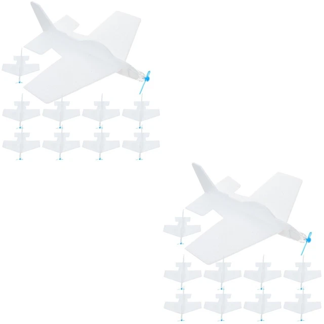 20 pièces jouet d'avion bricolage avion en mousse avions jouets avion en mousse