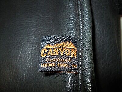 Canyon Outback Black Leather Carry on Bag Suitcase 7