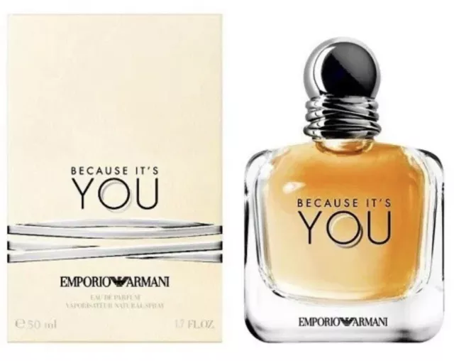 EMPORIO ARMANI BECAUSE It s You 50Ml Eau De Parfum Spray Brand New