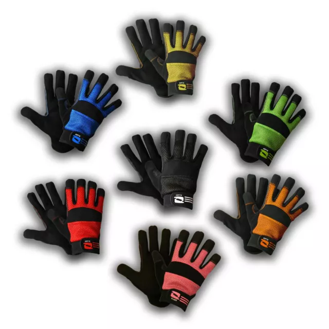 Mechanics Work Gloves Washable Safety Protection Construction Gardening DIY Air