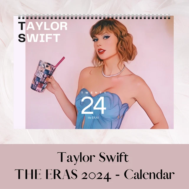 TAYLOR SWIFT CALENDAR The Eras 2024, Swiftie gift idea, taylor's