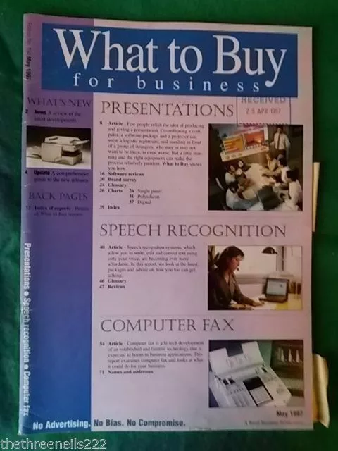 What To Buy For Business #194 - Computer Fax - May 1997