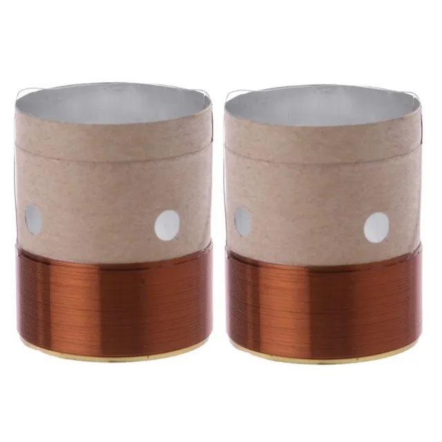 Bass Voice Coil Round Copper For 25.5MM Bass Voice Coil Woofer Speaker Coil 2PCS